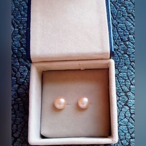 Genuine Cultured Pearl Earrings